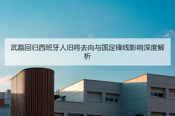 武磊回归西班牙人旧将去向与国足锋线影响深度解析